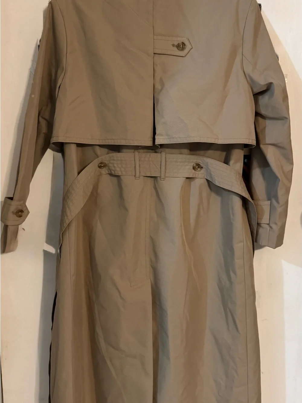 Banana Republic Women's Tan Double-Breasted Trench Coat